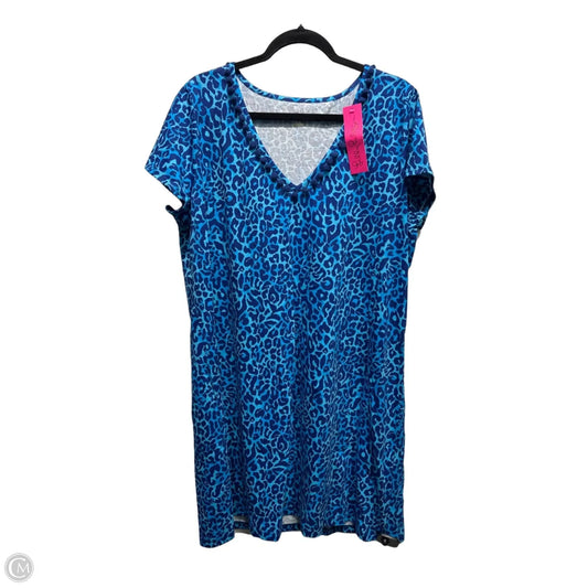Dress Designer By Lilly Pulitzer In Blue, Size: Xxl
