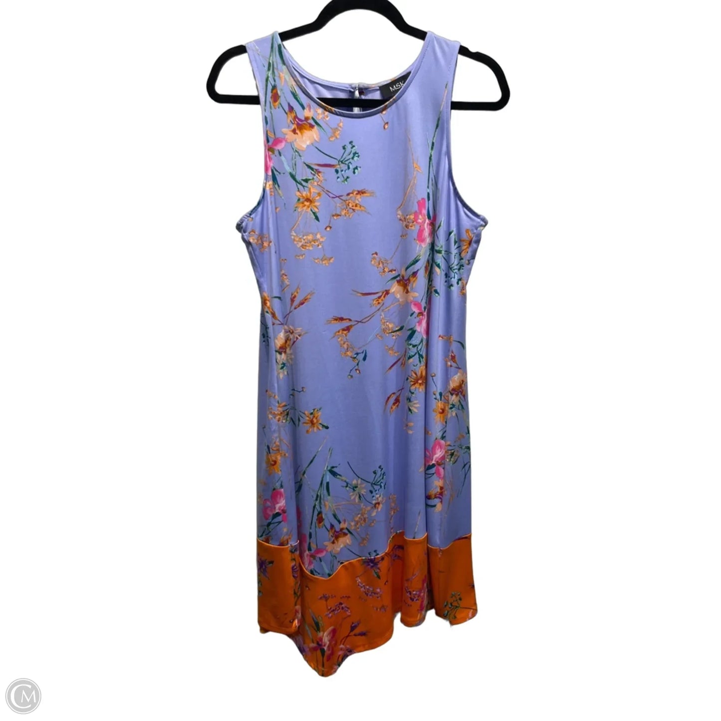 Dress Casual Short By Msk In Purple, Size: L