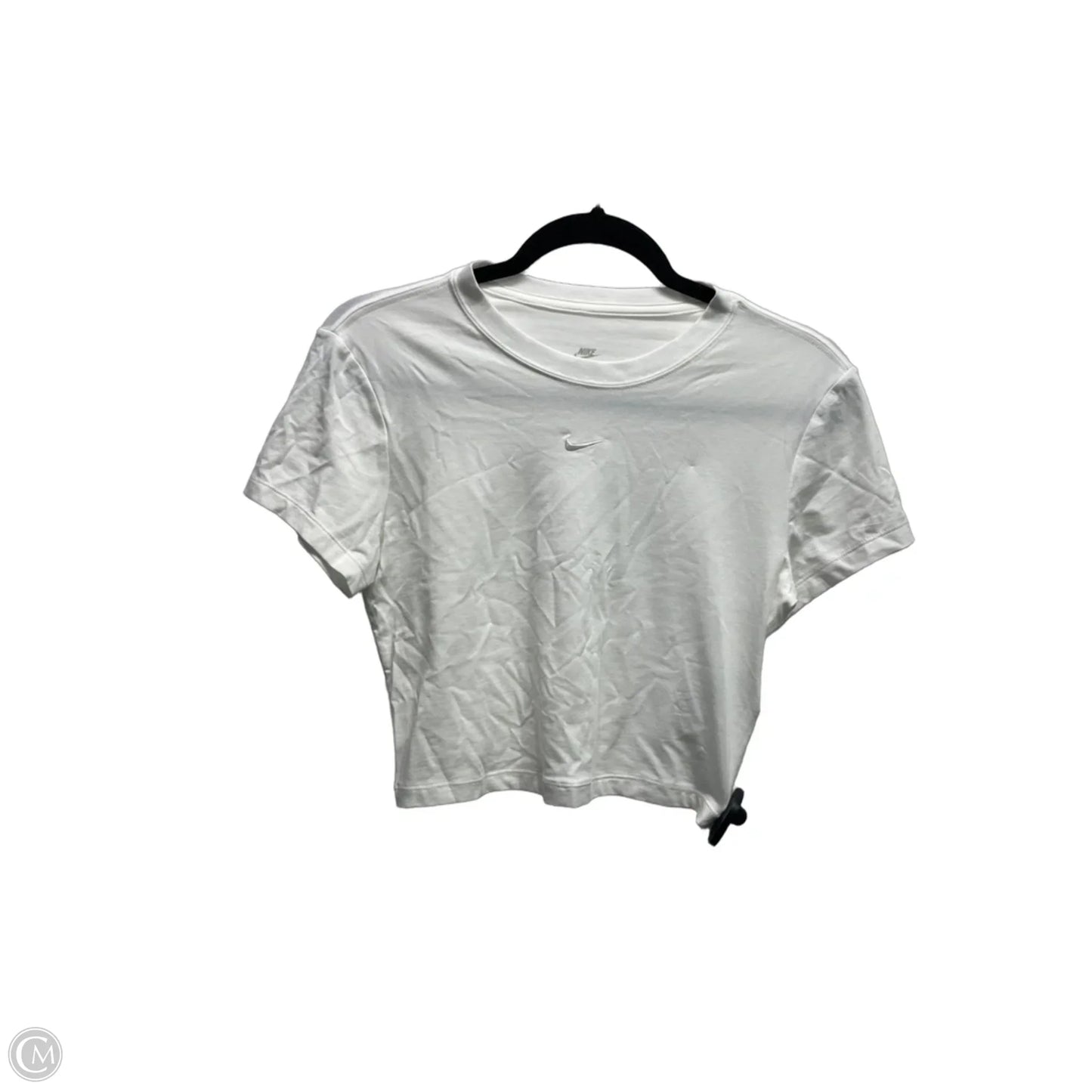 Athletic Top Short Sleeve By Nike Apparel In White, Size: S