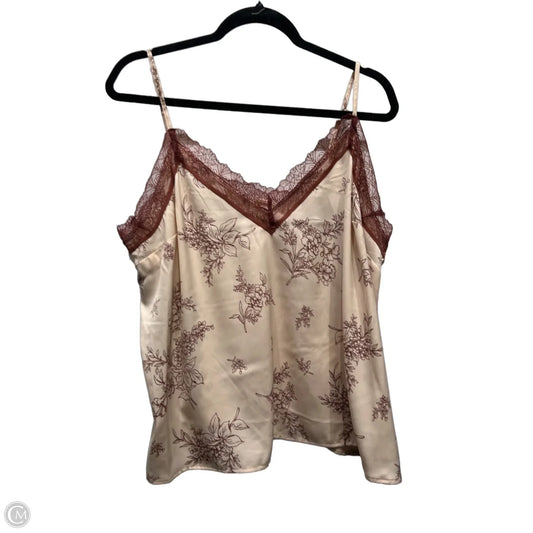 Top Sleeveless By Old Navy In Brown, Size: Xl