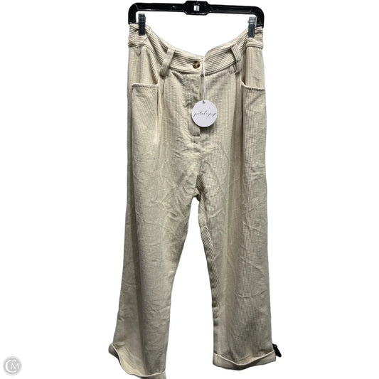 Pants Corduroy By Petal & Pup In Cream, Size: 10