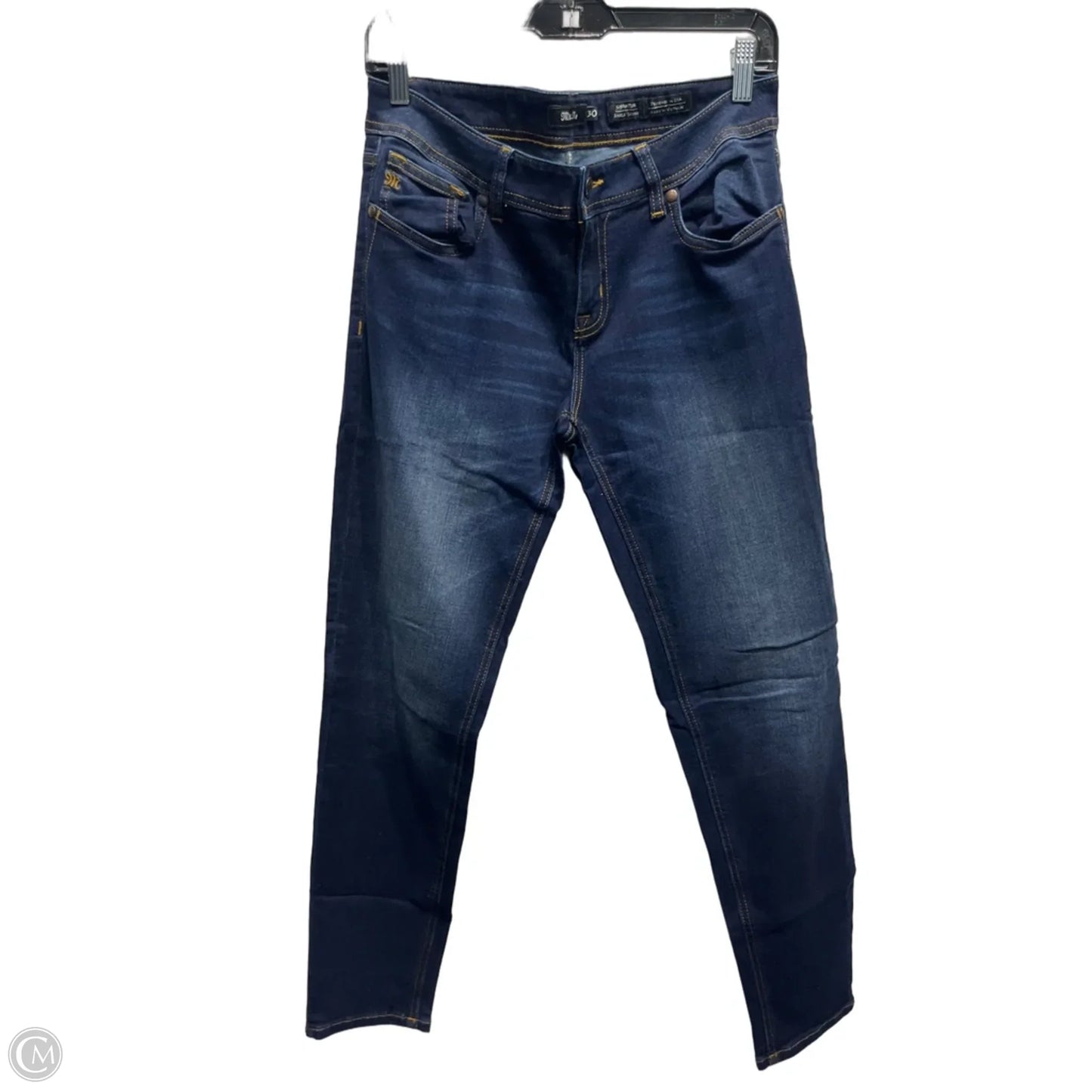 Jeans Skinny By Miss Me In Blue Denim, Size: 8