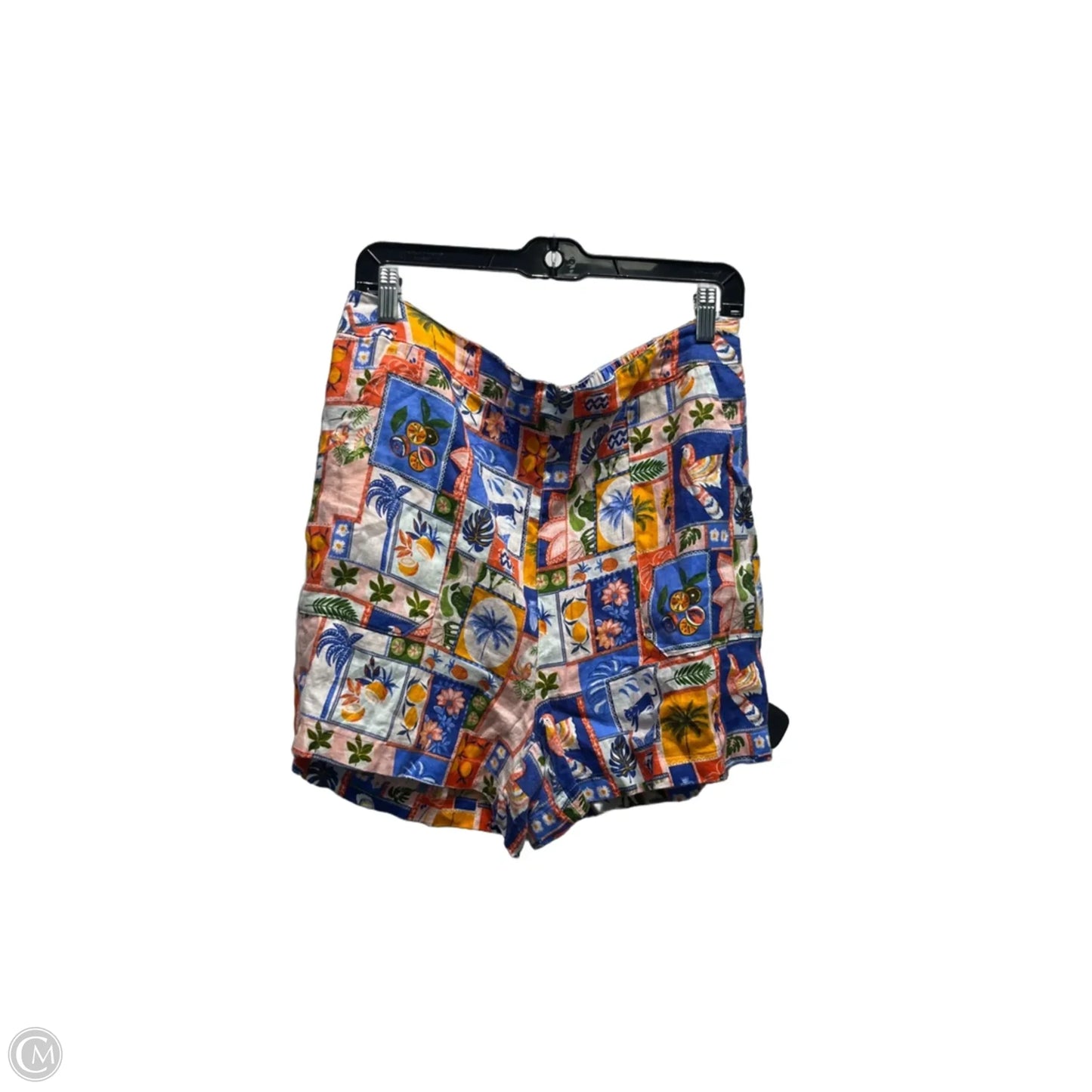 Shorts By C And C In Blue & Orange, Size: L