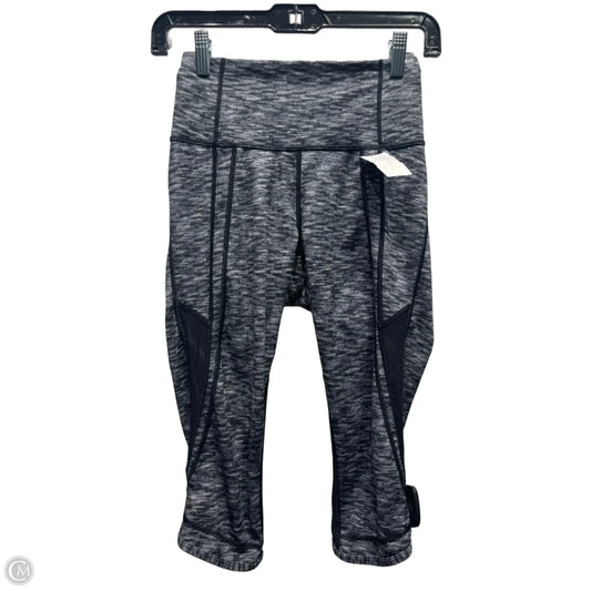 Athletic Capris By Lululemon In Grey, Size: 4