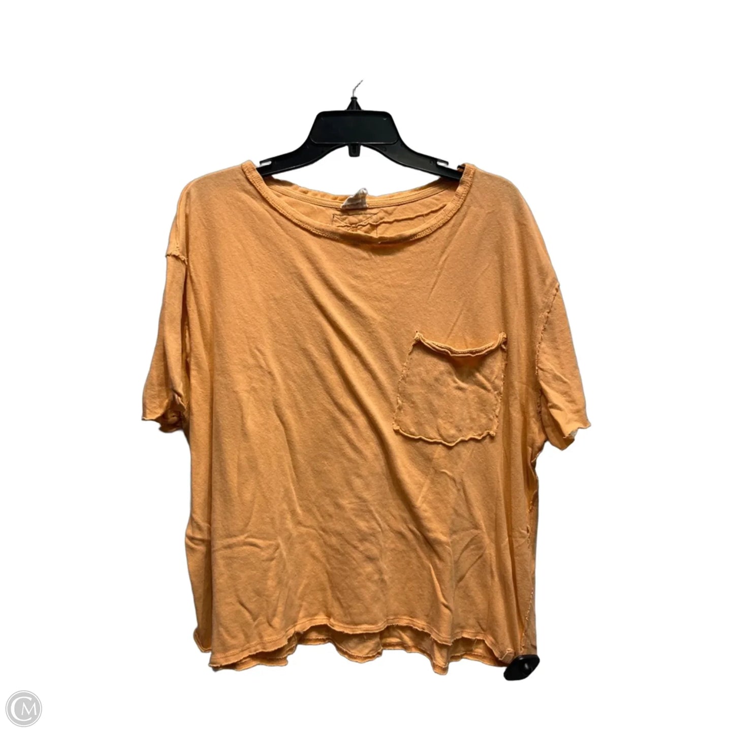 Top Short Sleeve Basic By We The Free In Orange, Size: M