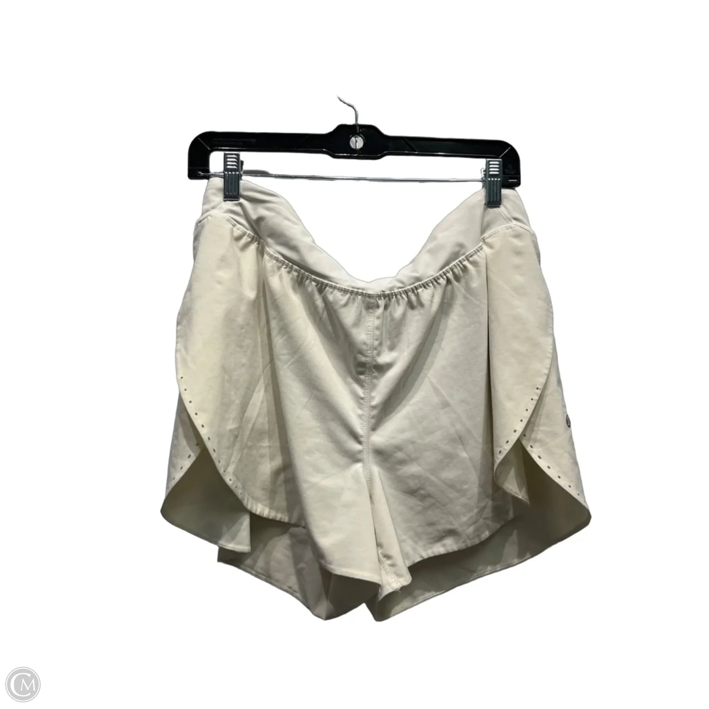 Athletic Shorts By Lululemon In Cream, Size: 10