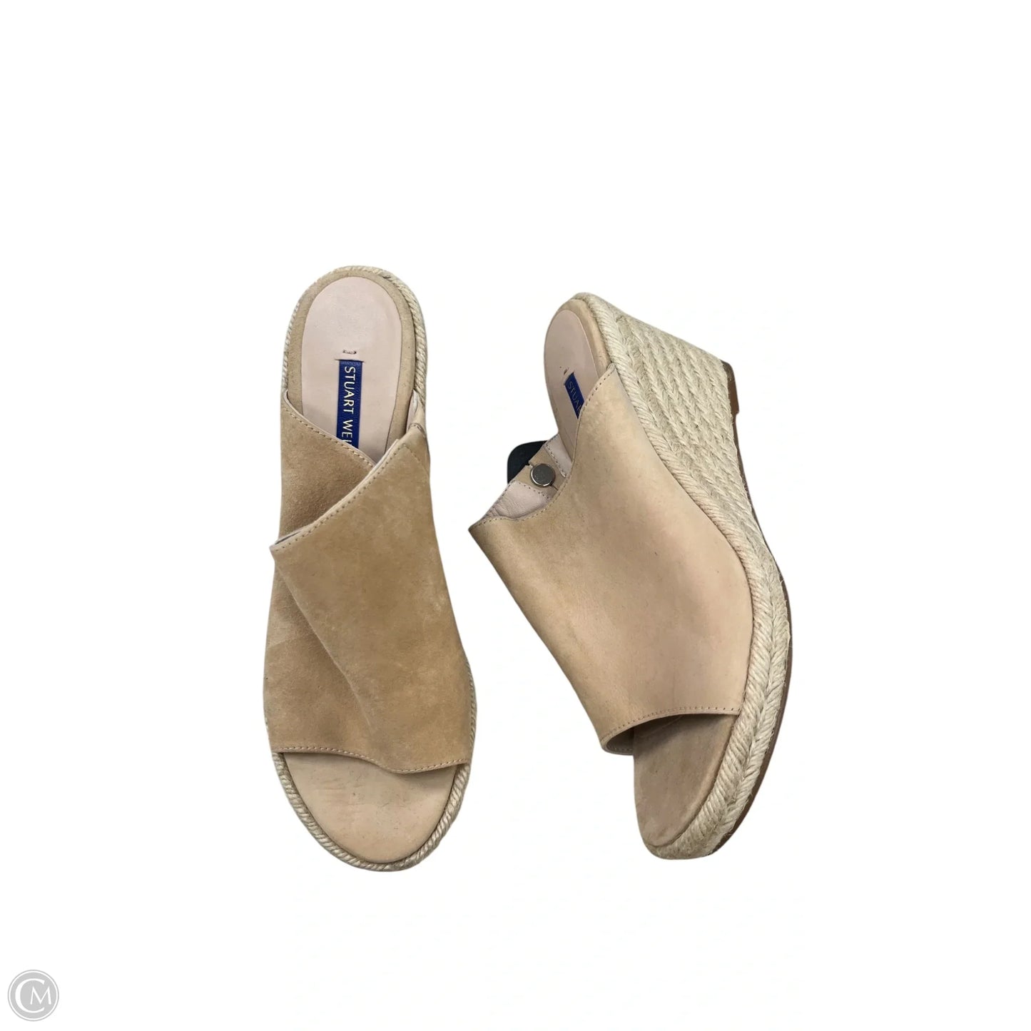 Sandals Designer By Stuart Weitzman In Tan, Size: 9