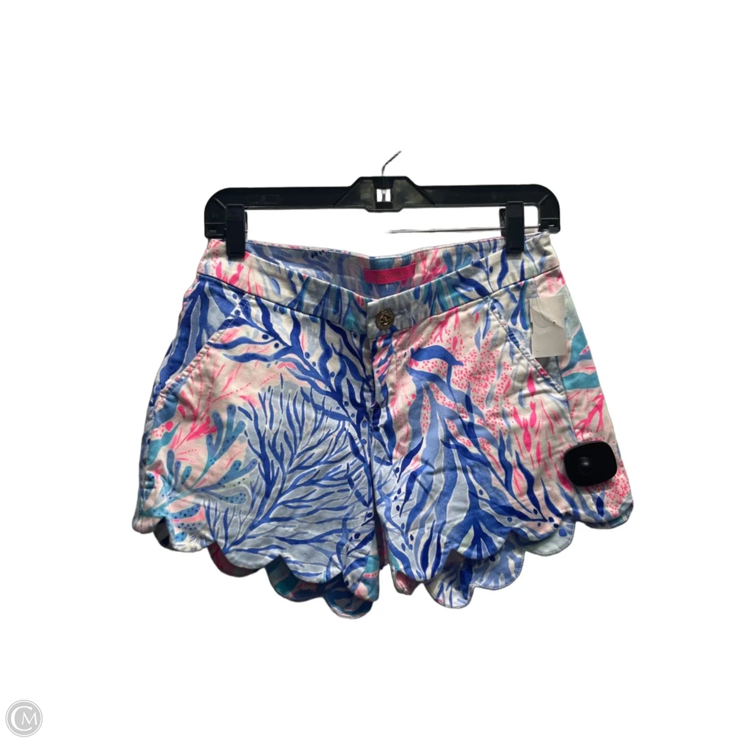 Shorts Designer By Lilly Pulitzer In Blue & Pink, Size: 0
