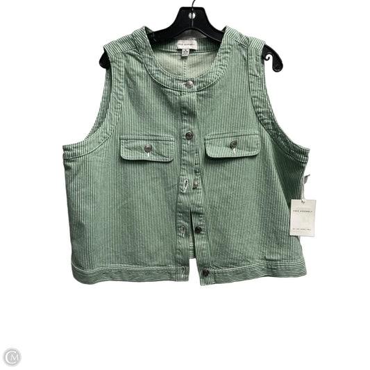 Vest Other By Free Assembly In Green, Size: Xl