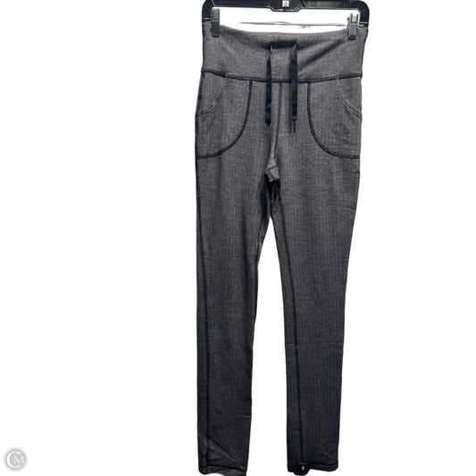 Athletic Leggings By Lululemon In Grey & White, Size: S