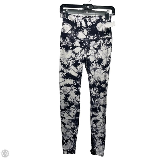 Athletic Leggings By Lululemon In Black & White, Size: 6