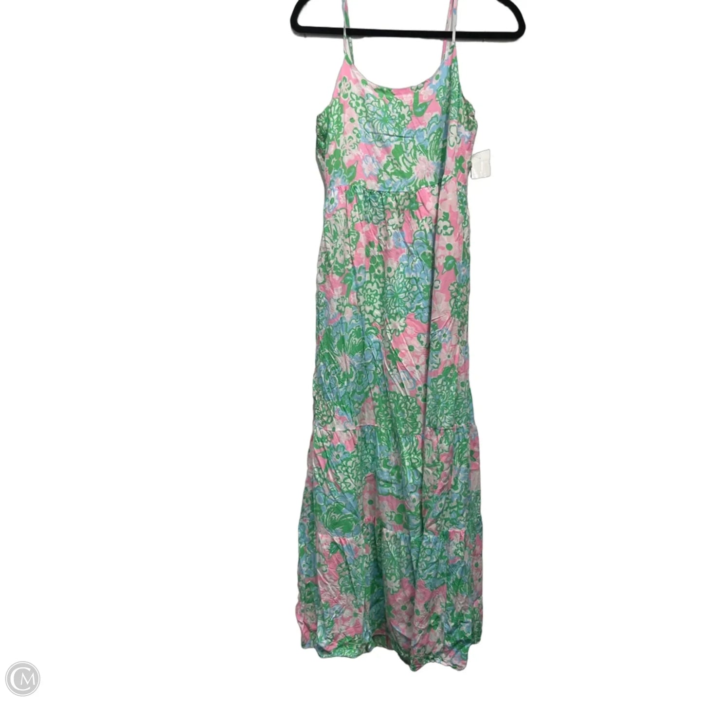 Dress Designer By Lilly Pulitzer In Green & Pink, Size: Xxs
