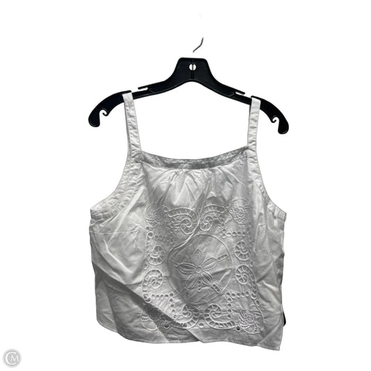 Top Sleeveless Designer By Lilly Pulitzer In White, Size: S