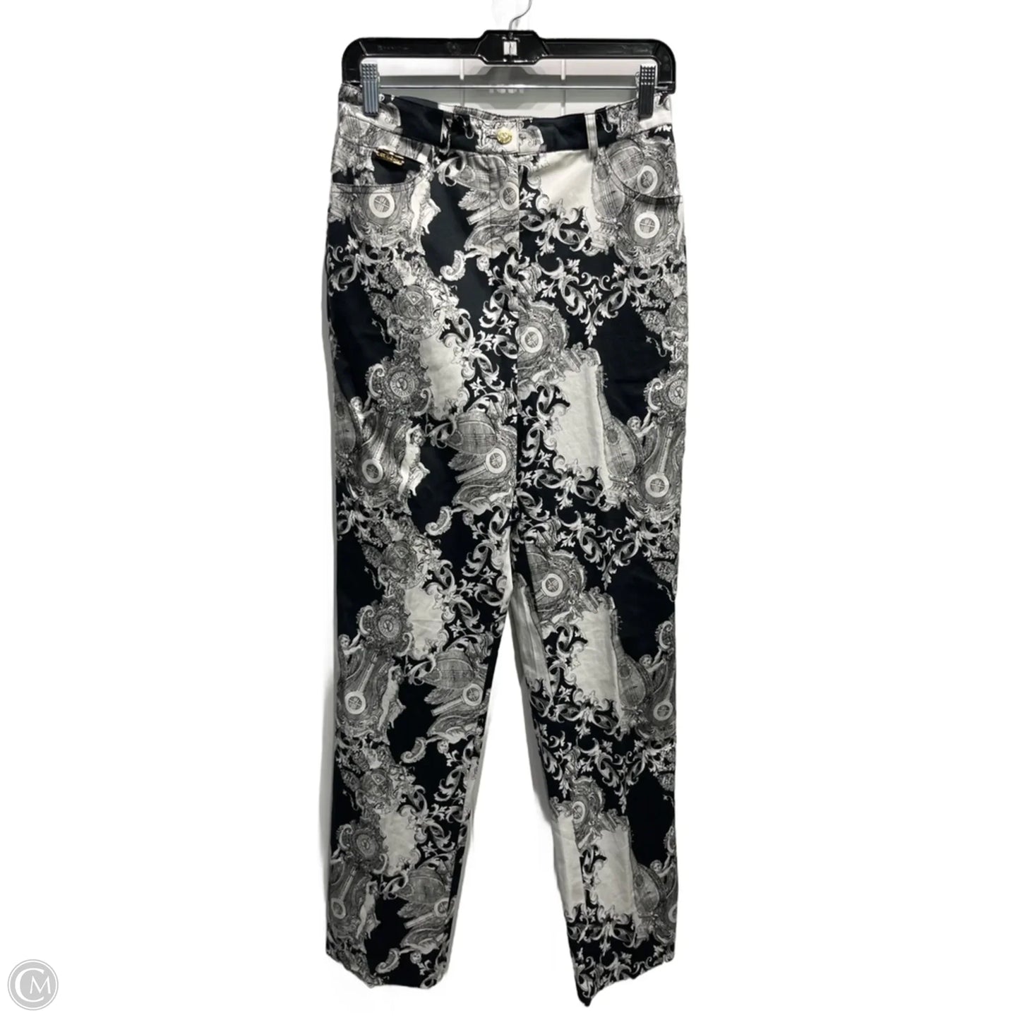Pants Luxury Designer By St John Collection In Black & White, Size: 8