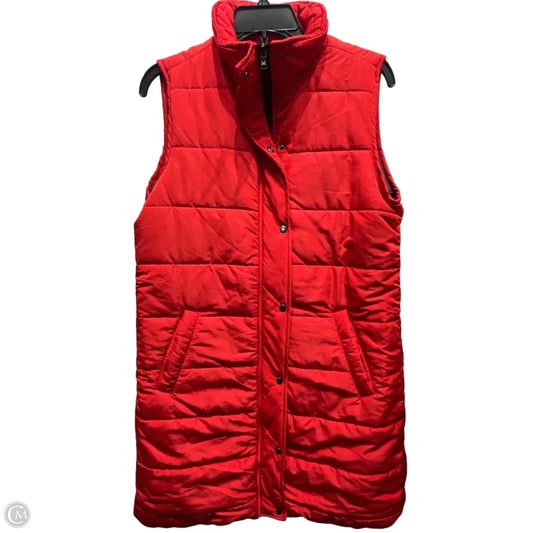 Vest Puffer & Quilted By michelle mae In Red, Size: M