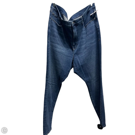 Jeans Skinny By Good American In Blue Denim, Size: 24