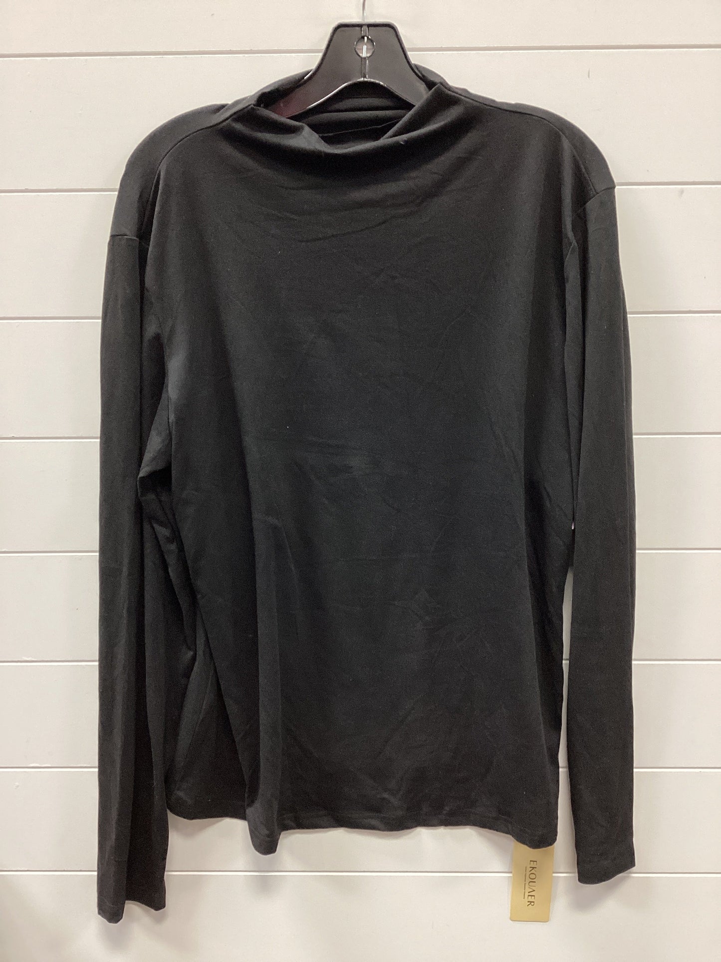 Top Ls By Ekouaer In Black, Size:2X