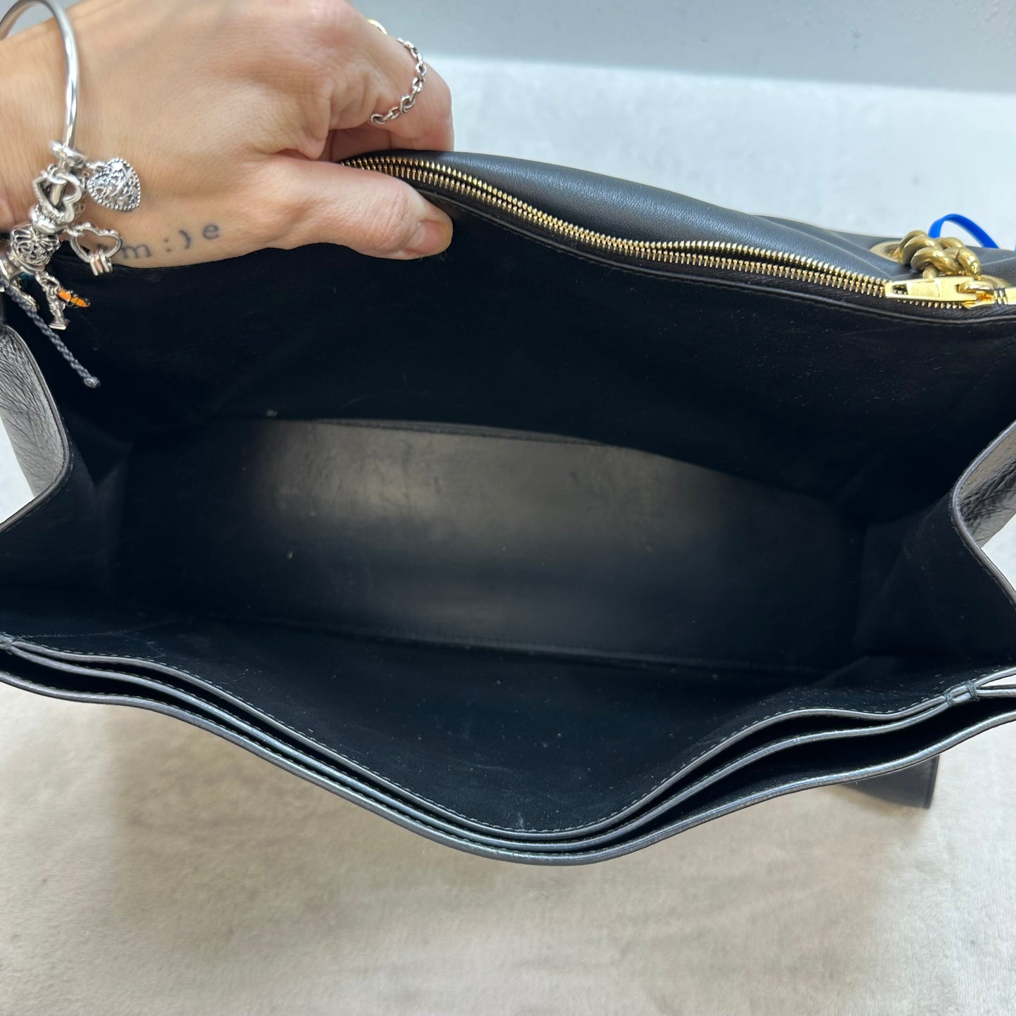 Balenciaga Crush large chain shoulder bag Handbag Luxury Designer By Balenciaga, Size: Large