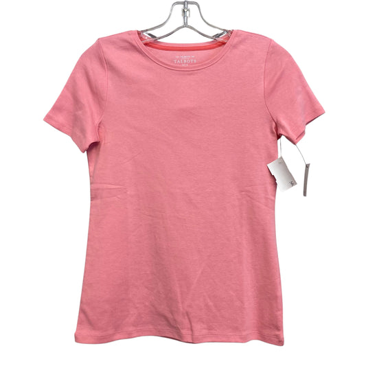 Top Ss Basic By Talbots In Pink, Size:Xsp
