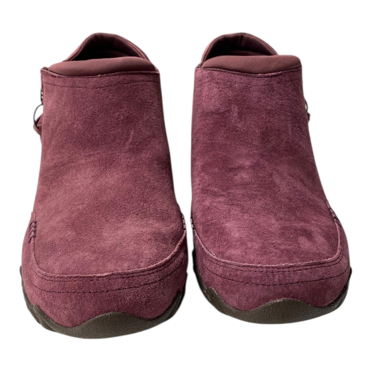 Boots Ankle Flats By Skechers In Purple, Size:10