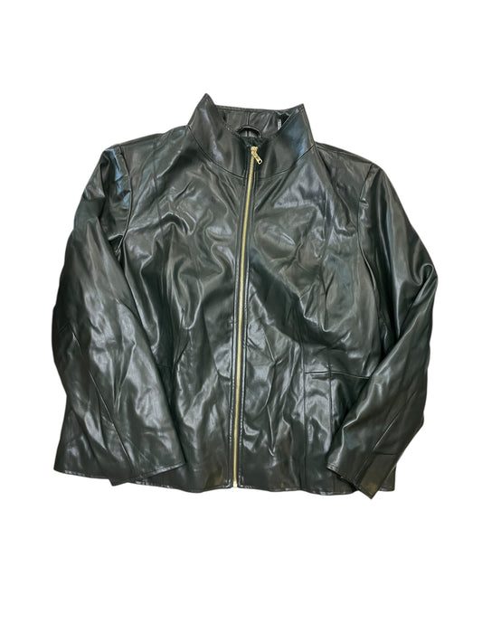 Jacket Other By Cole-Haan In Green, Size:2X