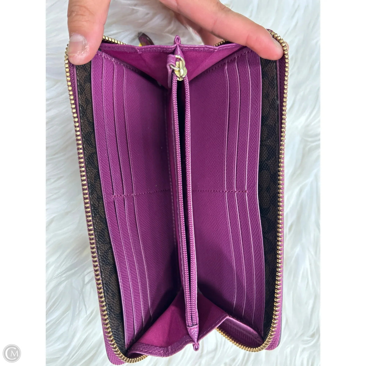Wallet Designer By Coach, Size: Large