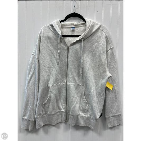 Sweatshirt Hoodie By Old Navy In Grey, Size: Xl