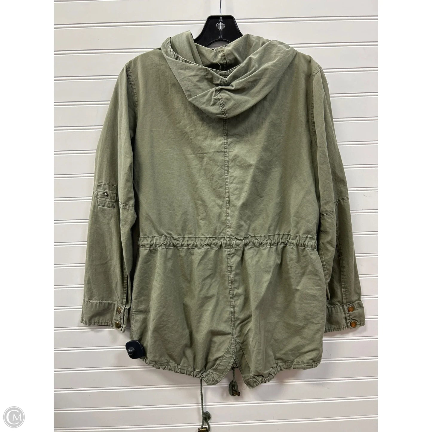 Blouse 3/4 Sleeve By Clothes Mentor In Green, Size: M