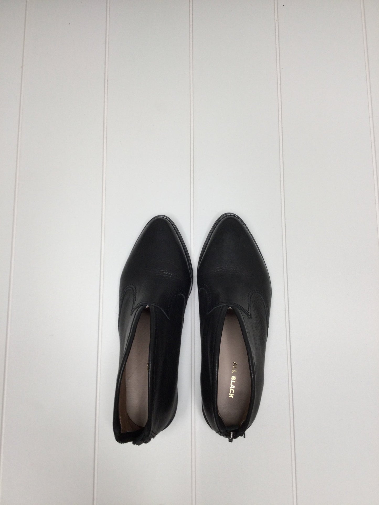 Boots Ankle Heels By All Black Size: 5