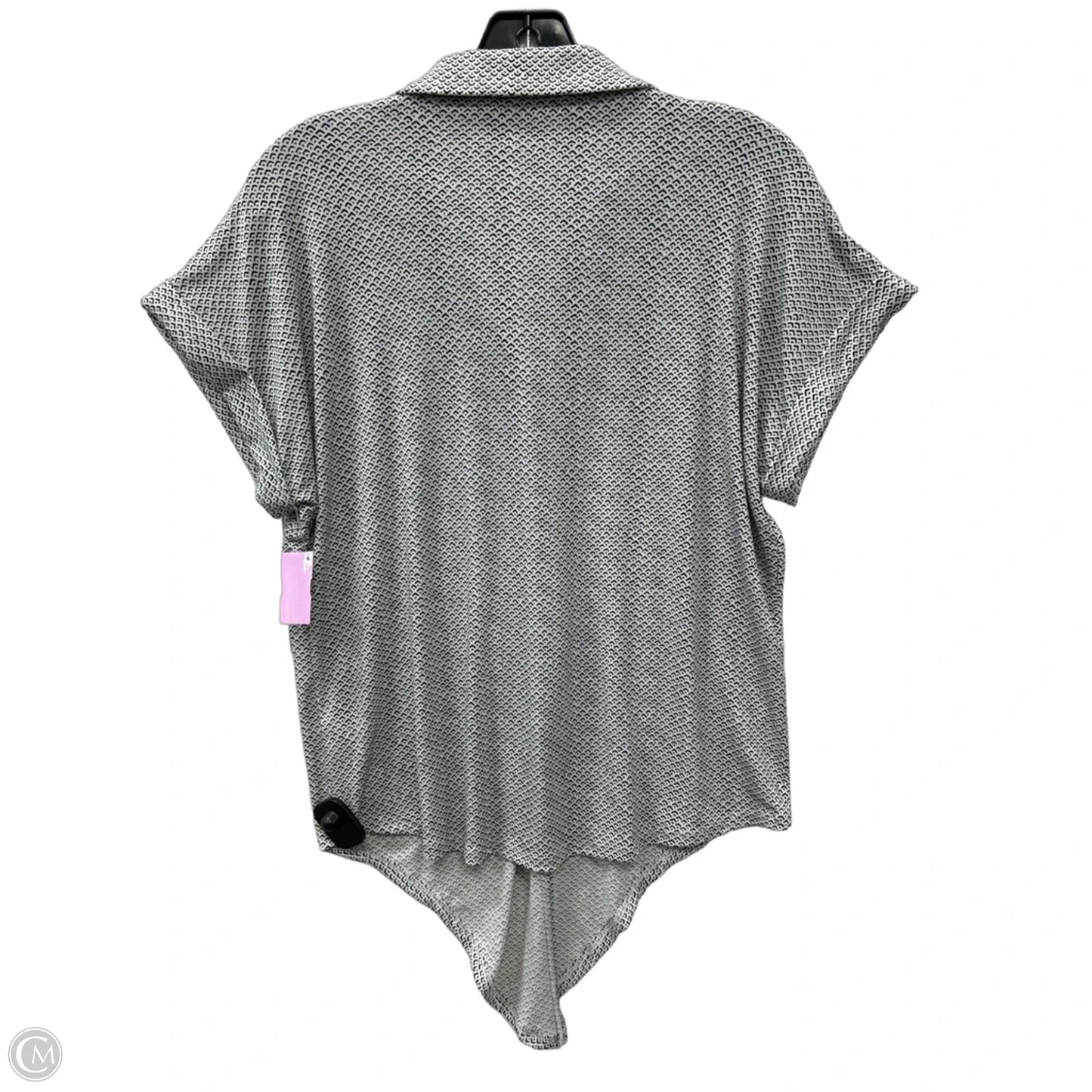 Top Short Sleeve By Adrianna Papell In White, Size: S