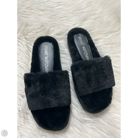 Sandals Designer By Stuart Weitzman In Black, Size: 9.5