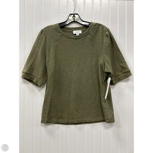 Top Short Sleeve By Evereve In Green, Size: M