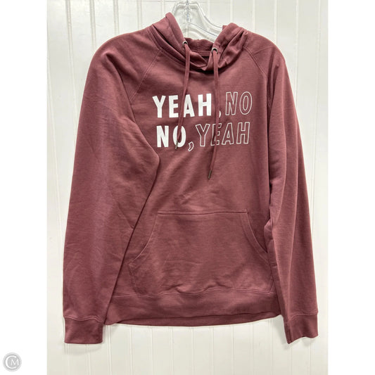 Top Hoodie By Cmc In Purple, Size: Mp