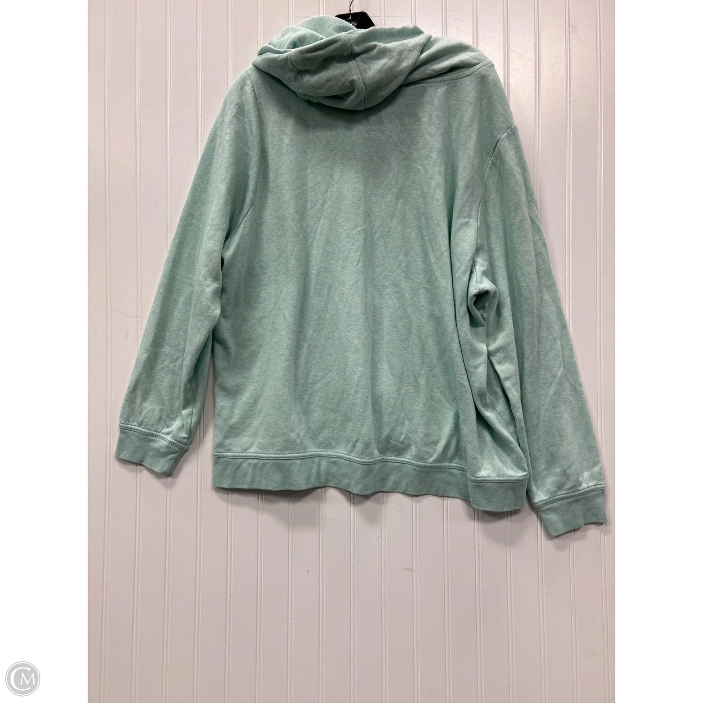 Athletic Sweatshirt Hoodie By Nike Apparel In Aqua, Size: 2x