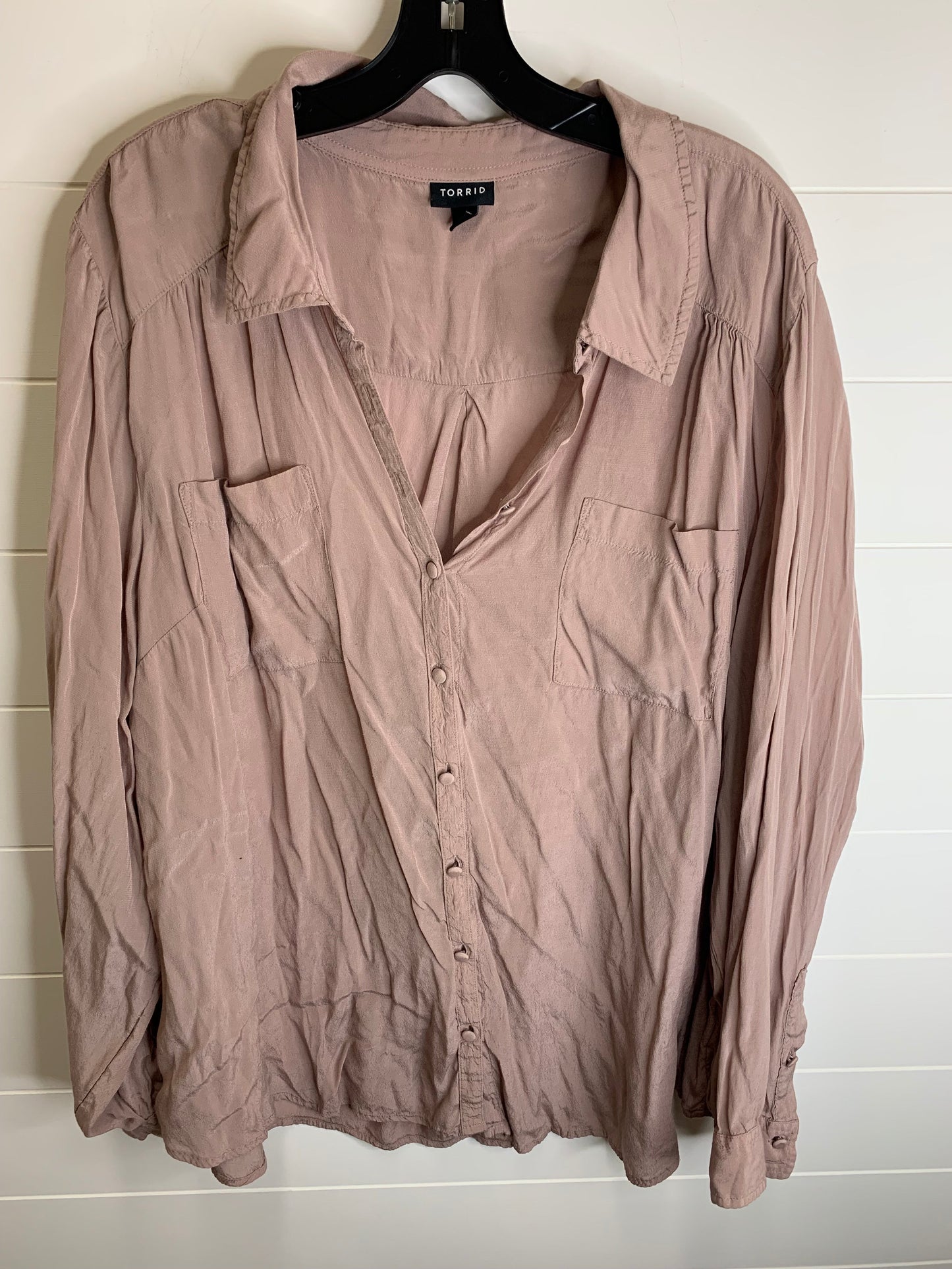 Top Long Sleeve By Torrid  Size: 4x