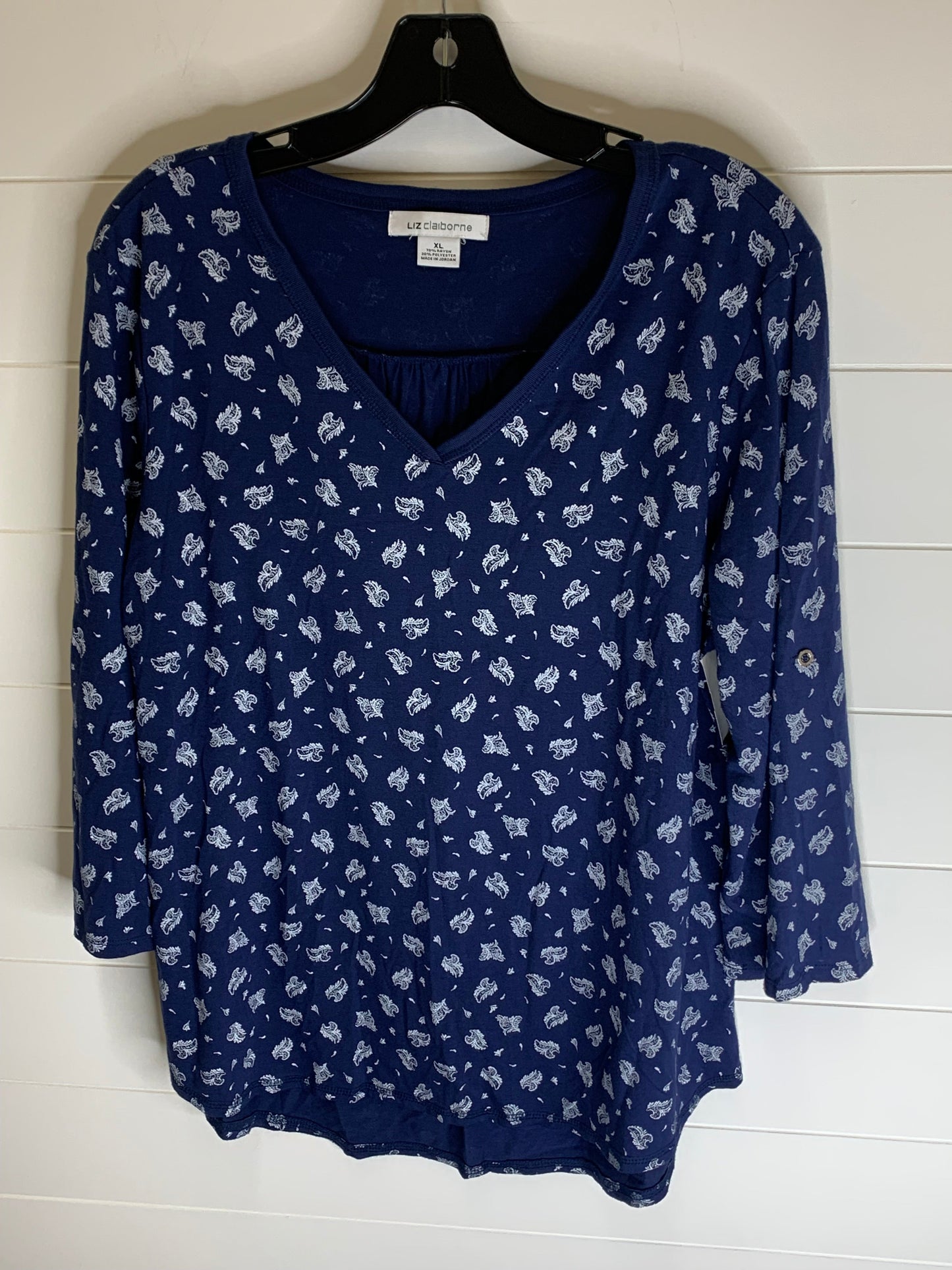 Top Long Sleeve By Liz Claiborne  Size: Xl