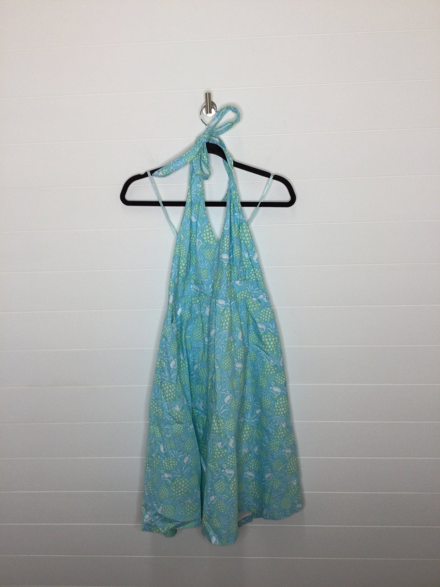 Blue & Green Dress Casual Short Vineyard Vines, Size L