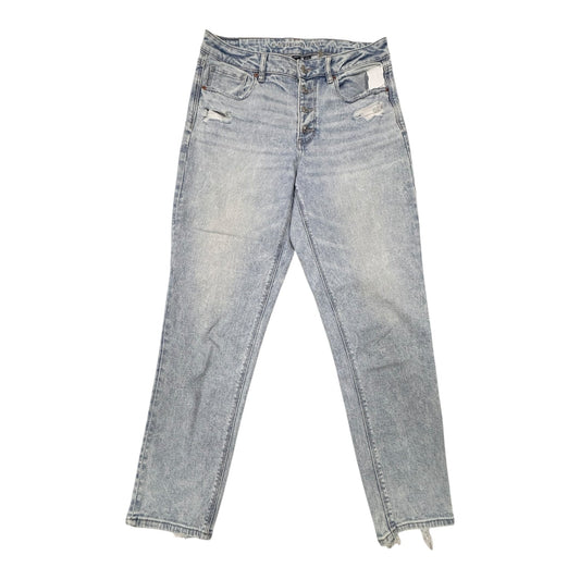 Jeans Boyfriend By American Eagle In Blue, Size:12L