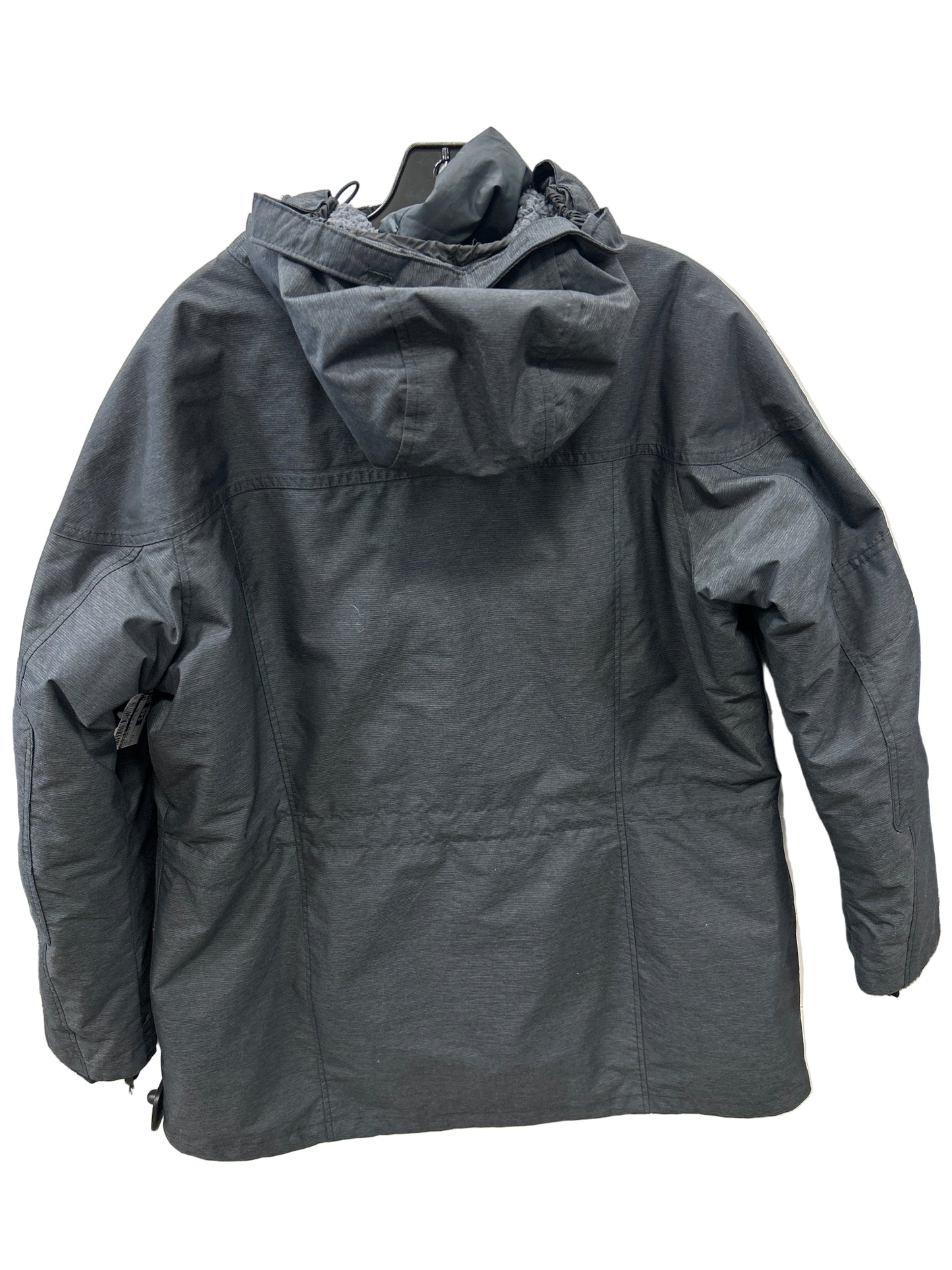 Coat Puffer & Quilted By Columbia In Grey, Size:1X