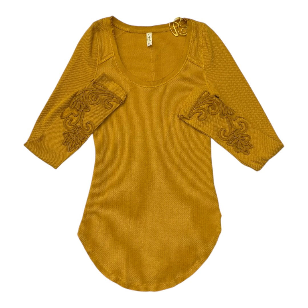Top Ls By Free People In Yellow, Size:S