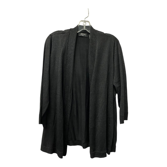 Cardigan By Verve In Black, Size:1X