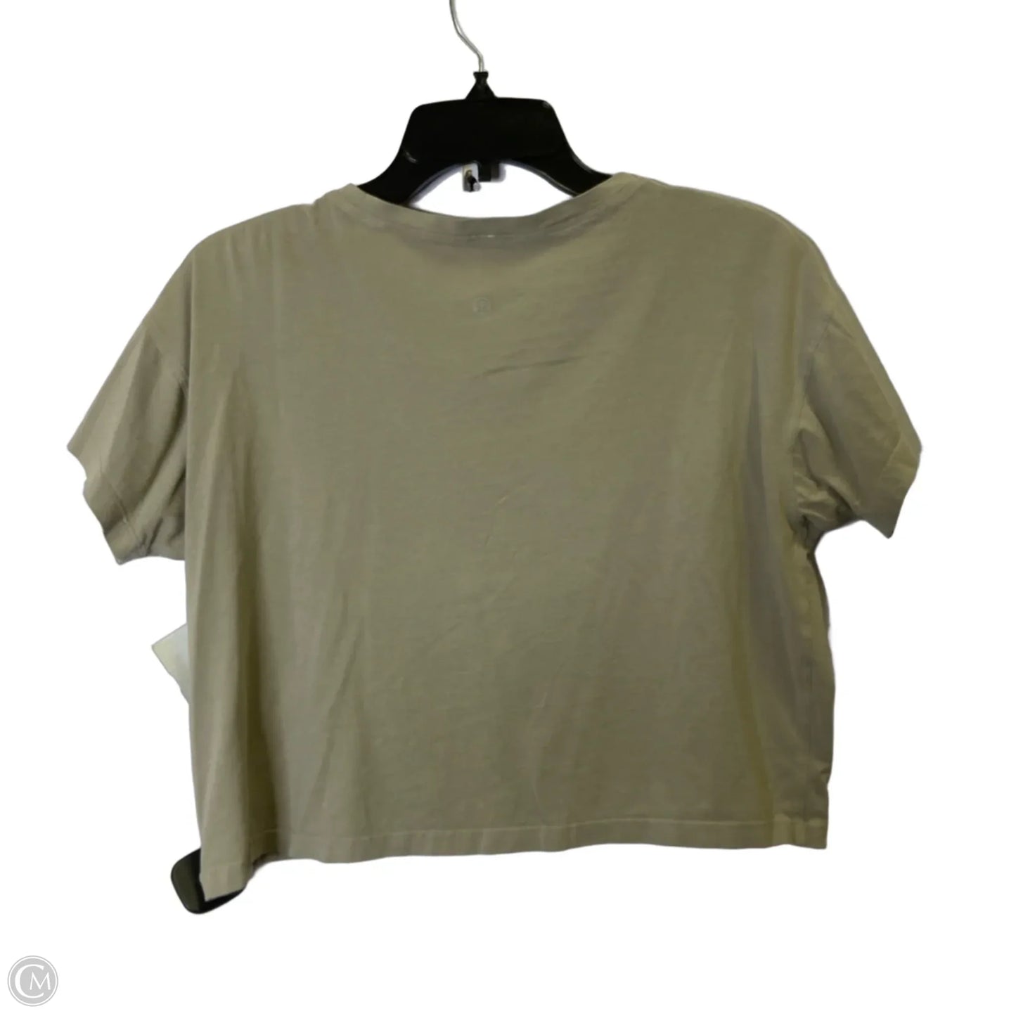 Athletic Top Short Sleeve By Lululemon In Brown, Size: S