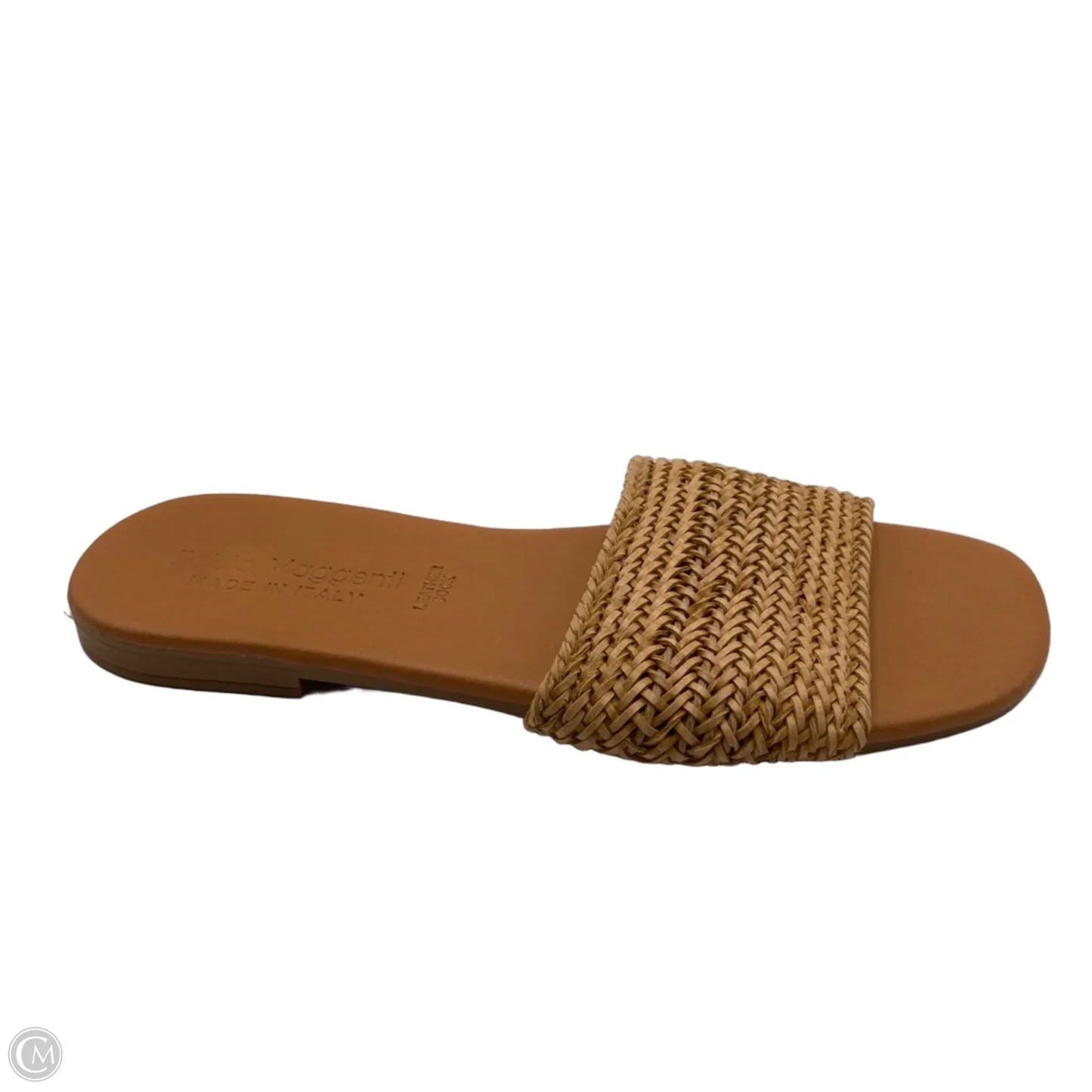 Sandals Flats By Clothes Mentor In Brown, Size: 6.5