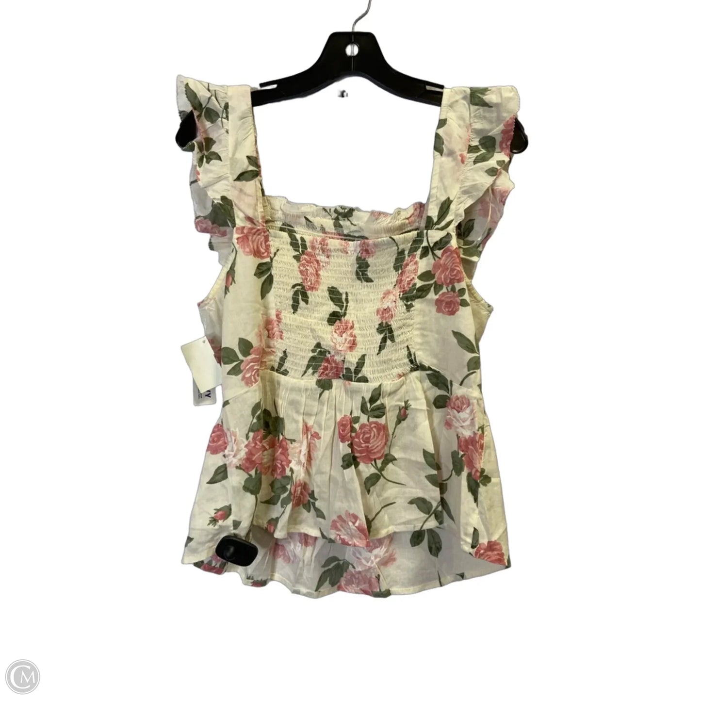 Top Sleeveless By Old Navy In Cream, Size: L