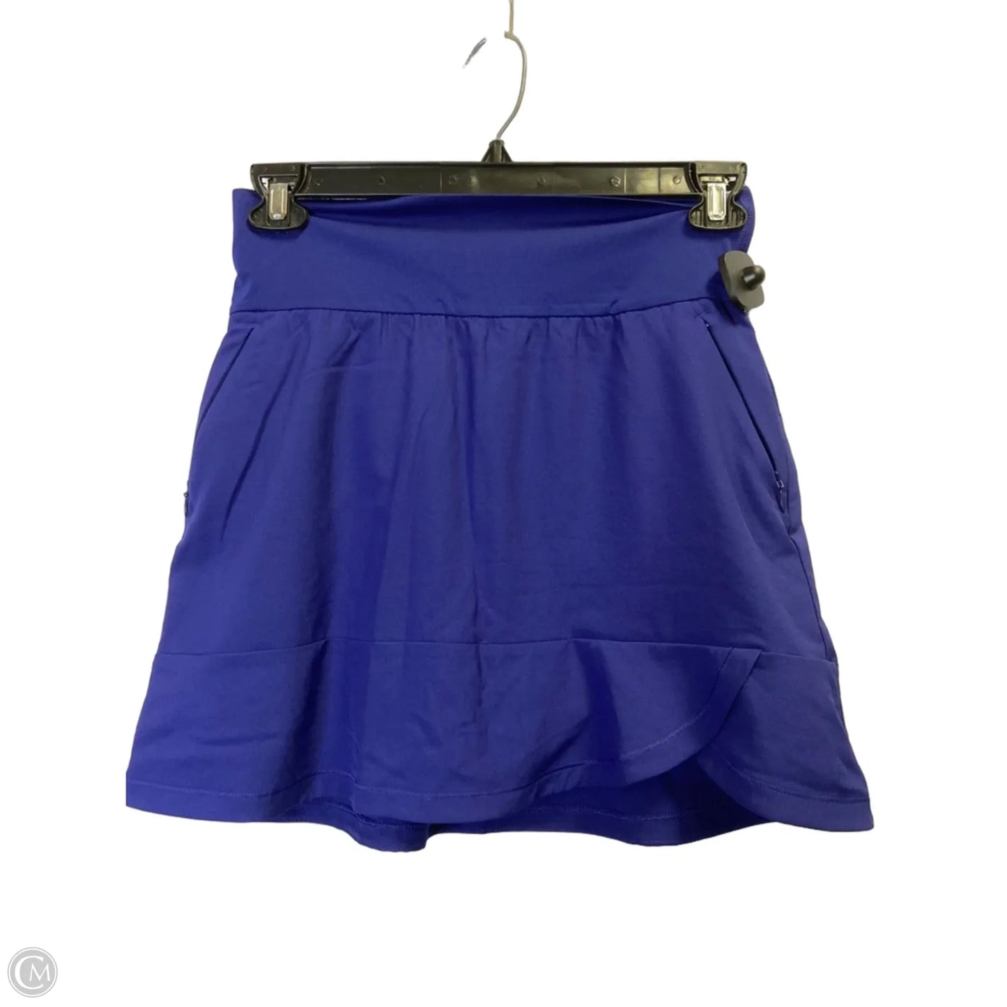 Athletic Skort By Adidas In Blue, Size: S
