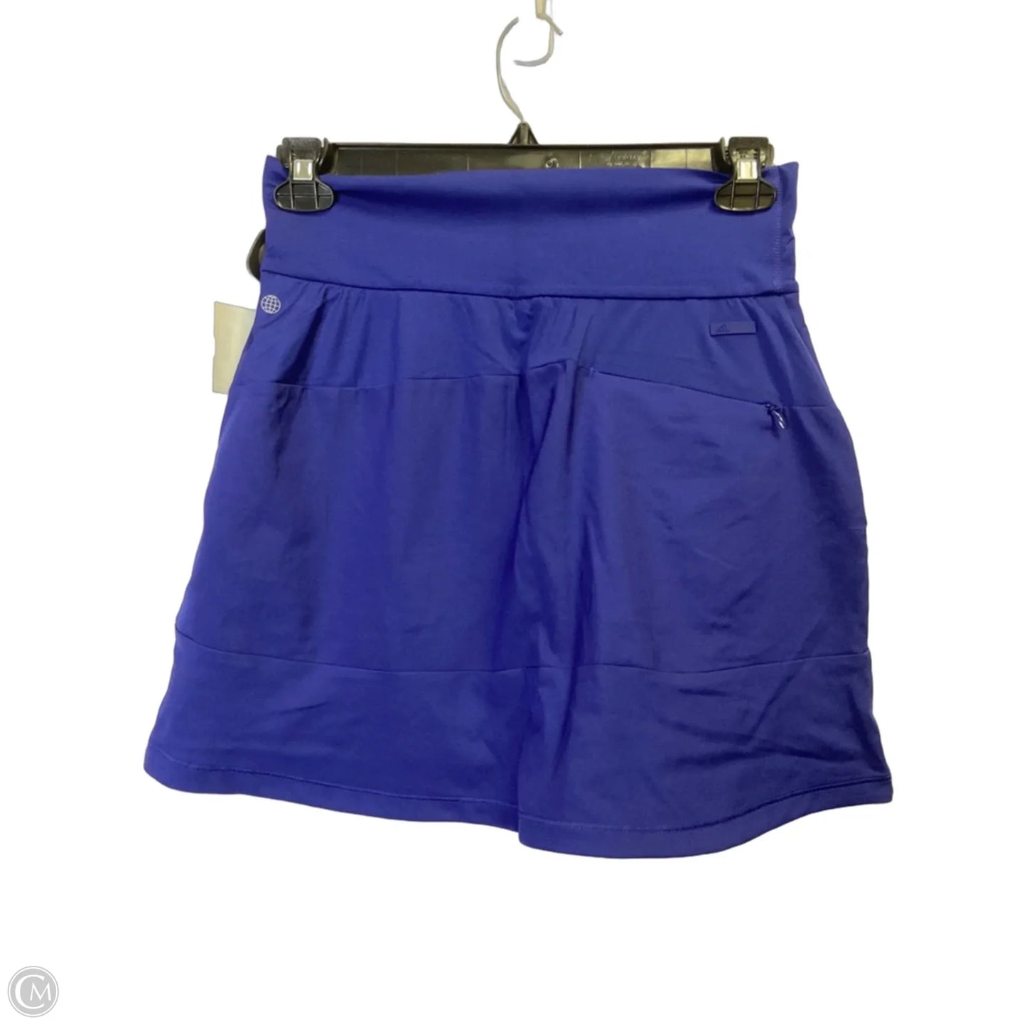 Athletic Skort By Adidas In Blue, Size: S