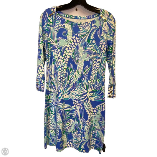 Dress Casual Midi By Cmb In Blue, Size: Xs