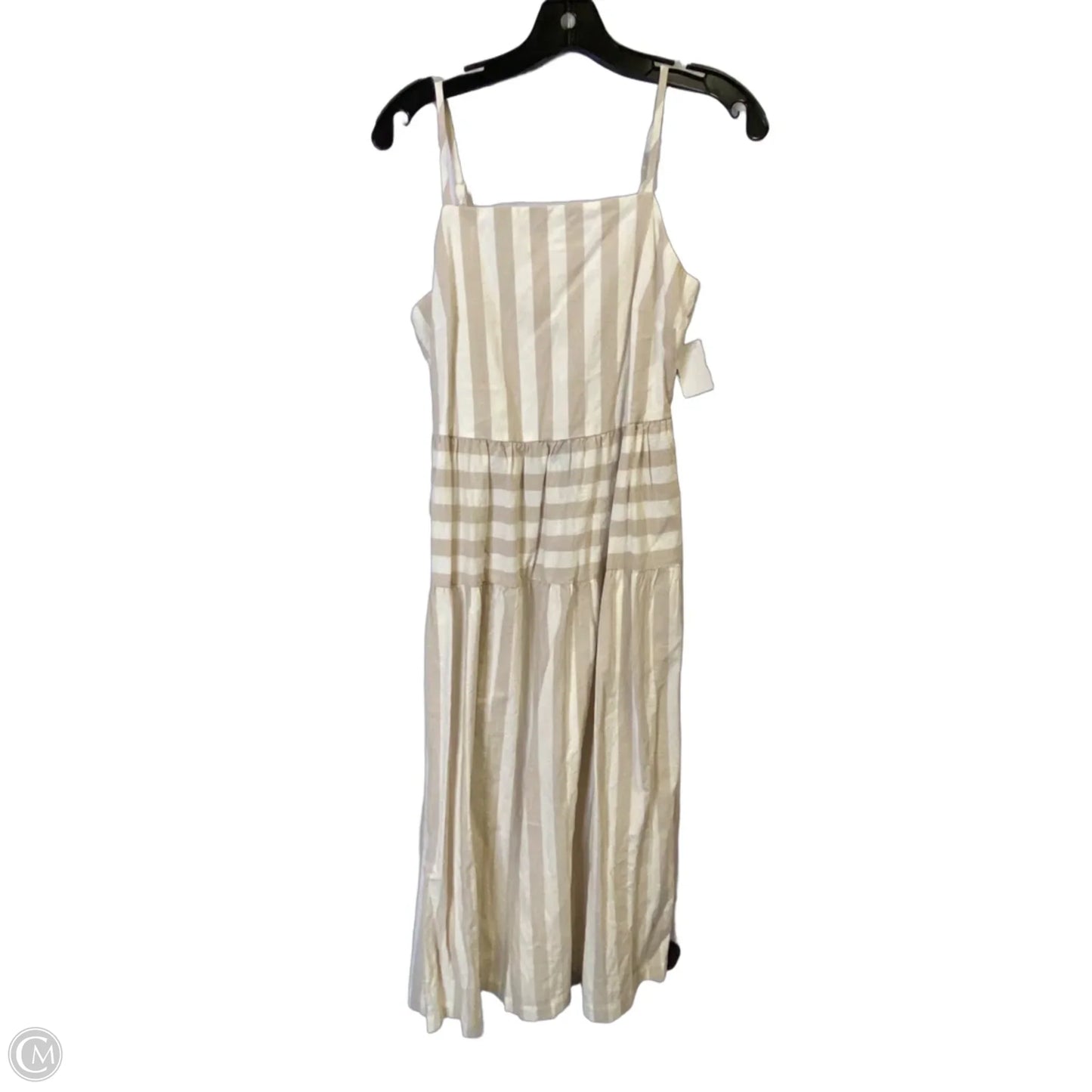 Dress Casual Midi By Universal Thread In Cream, Size: S