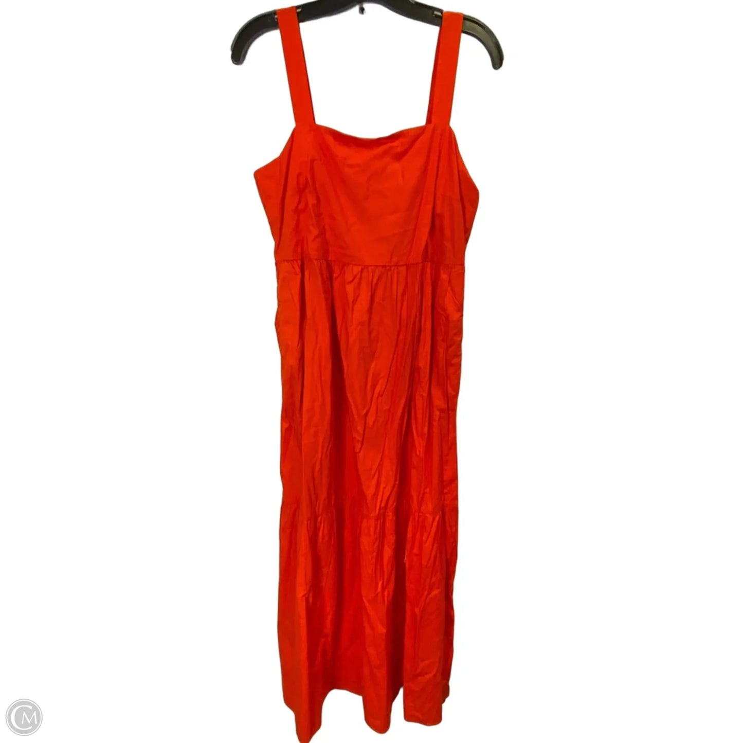 Dress Casual Midi By Loft In Orange, Size: S