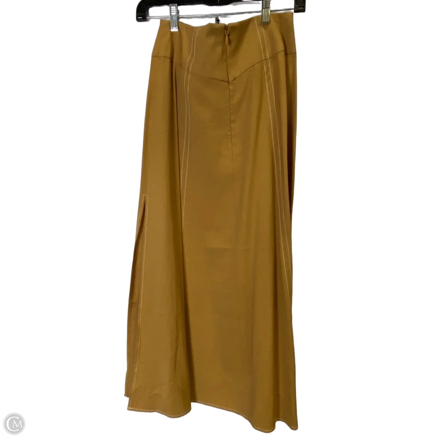 Skirt Midi By Top Shop In Brown, Size: 4